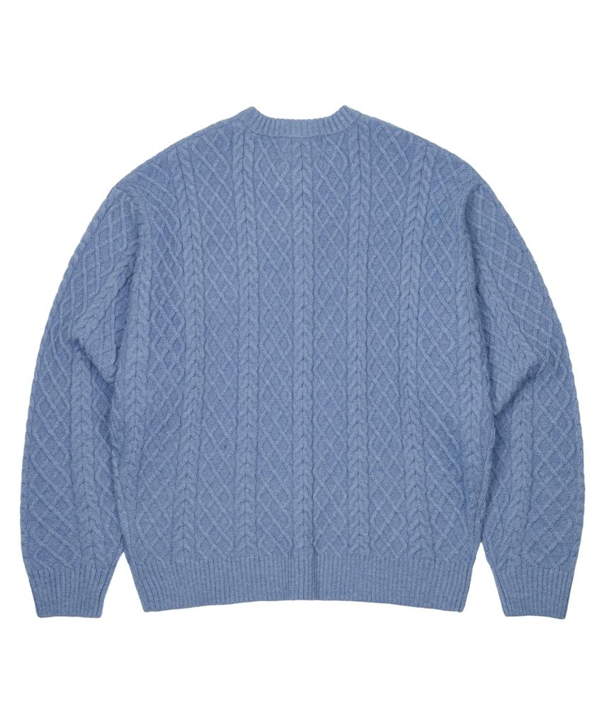 IDWS Dusky Day Crewneck Knit Blue
