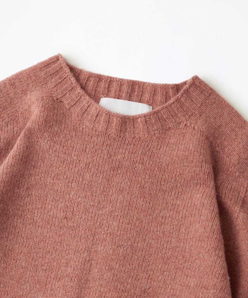 OUTSTANDING Pure Wool Wholegarment Knit_Pink
