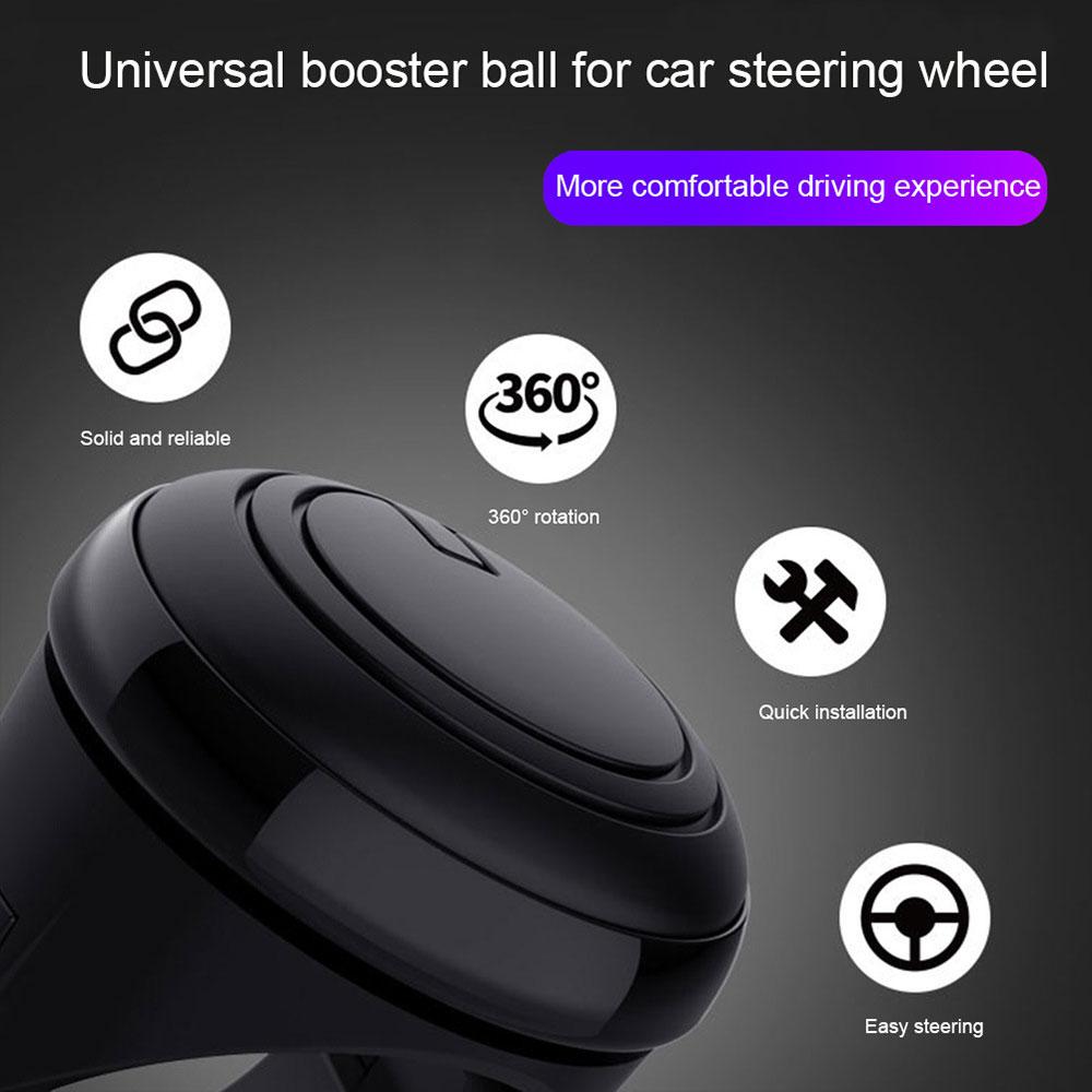 Car Steering Wheel Rotary Knob 360 Degree Rotation Metal Bearing Electric Handle Ball Assistant Manual Control Of Universal Join