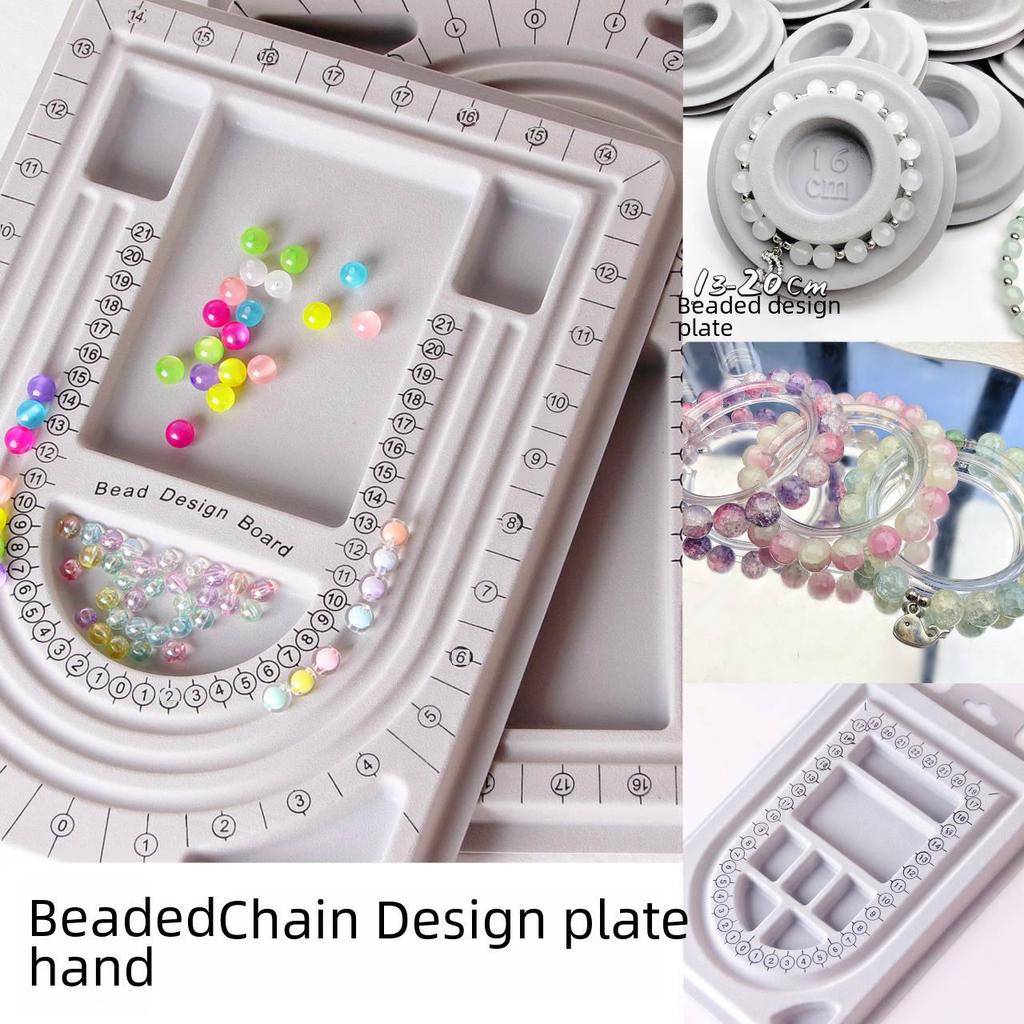 Handmade DIY Beading Design Plate: Necklace & Bracelet Measuring Tool