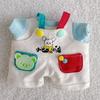 For 17cm Labubu Doll Clothes Fashion Clothes Overalls Doll Clothes Color Match Shorts Dolls Accessories Cute Decoration Little Clothes