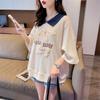 T-shirt for Women Summer Large Size Cotton T-shirt Soft Loose Printed Casual Comfortable Pullover T-shirt Top