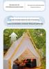 Three-Person Rainproof BBQ Dining Tent for Outdoors & Indoors