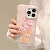 Süße dreidimensionale iPhone 15 Apple 16 Promax Handyhülle Geeignet für 14 Rosa Eis 13 Sturzsicher 11 Weich