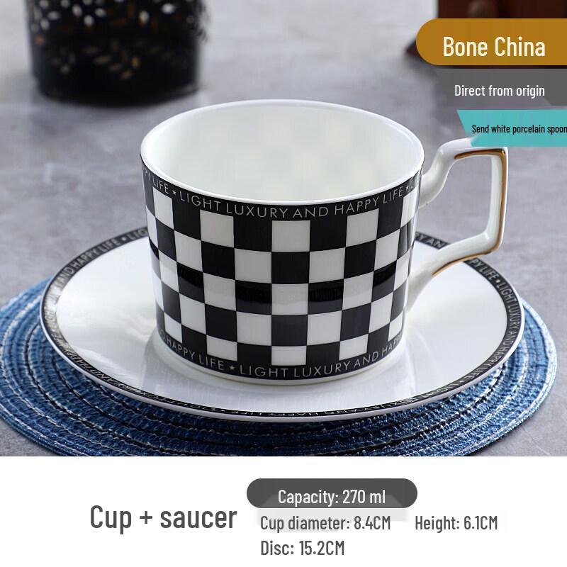 Nordic Light Luxury Bone China Coffee & Tea Set