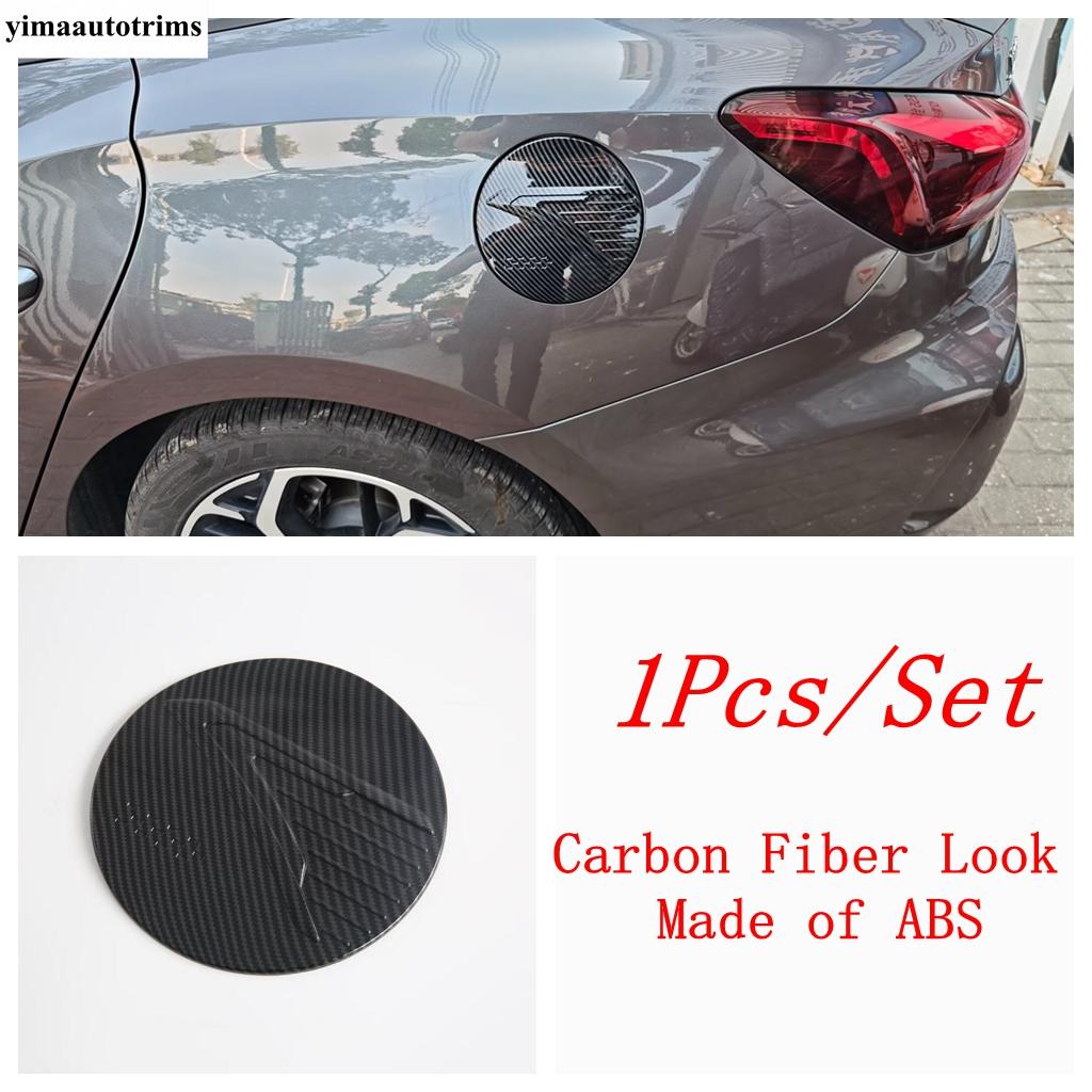 

Rearview Mirror / Door Handle Bowl / Fuel Tank Oil Decoration Cover Trim For MG 5 2025 2026 Carbon Fiber Accessories Exterior Fuel Tank Oil Cap