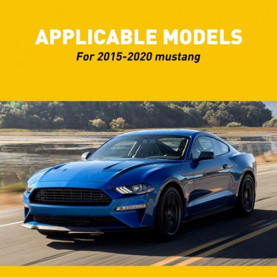 Carbon Fiber Headlight Switch Trim Panel for Cover Ford F150 Mustang 2015-