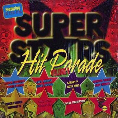 Disque LP DIVERS - Super Stars Hit Parade Volume 8 SPLP124 Super Power US 1997 Jamaïque Reggae, Ska & Dub