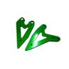 Motokano Foot Peg Heel Plate Guard for Ninja 400 Z400 All Years (Green)