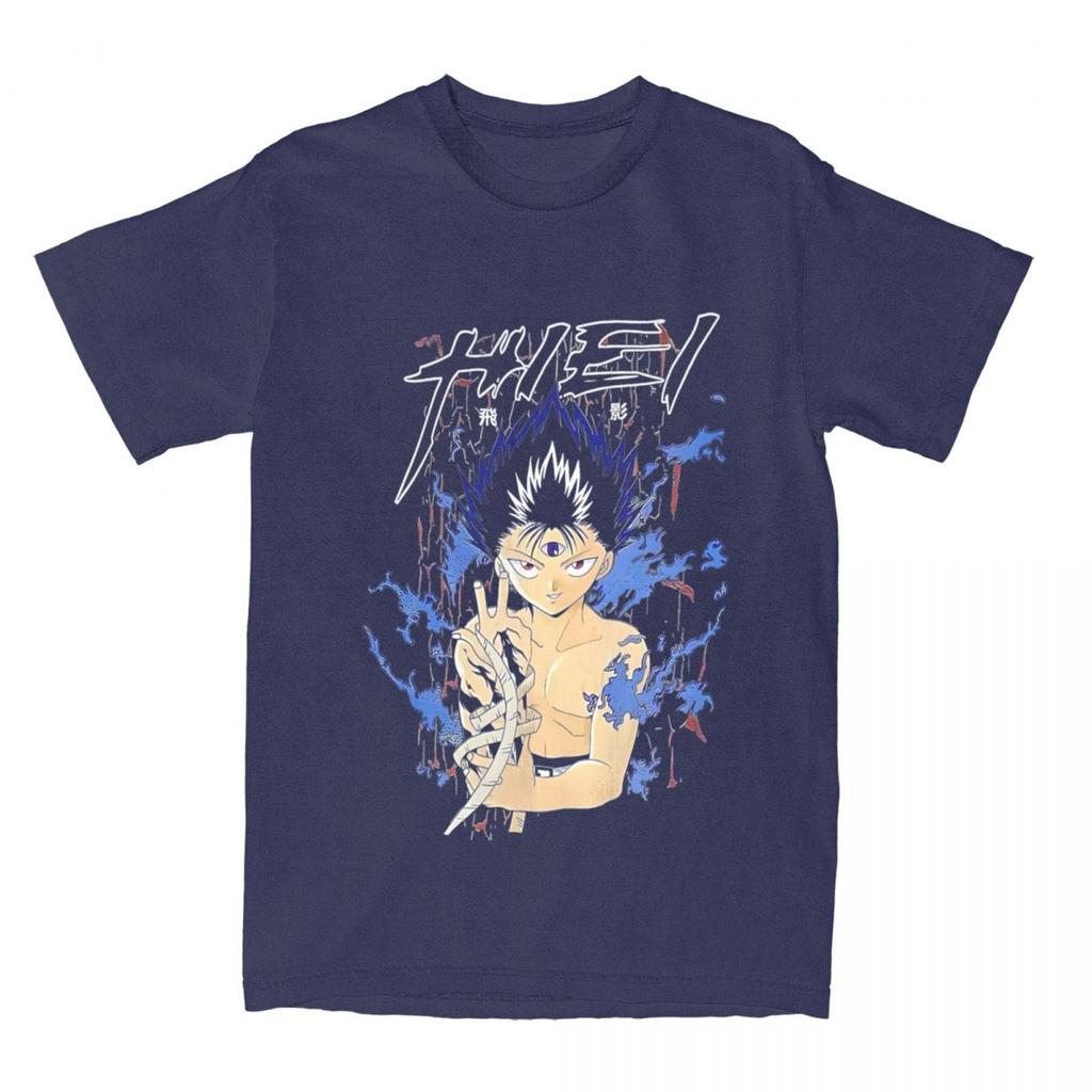 Herren Damen Yu Yu Hakusho Hiei Hemd Bekleidung Fantastisches Reines Baumwoll T-Shirt Top Tee Kleidung Original