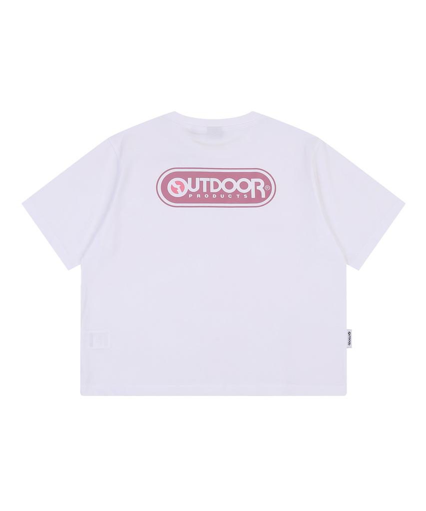 OUTDOOR PRODUCTS W Basic Short Sleeve (White)
