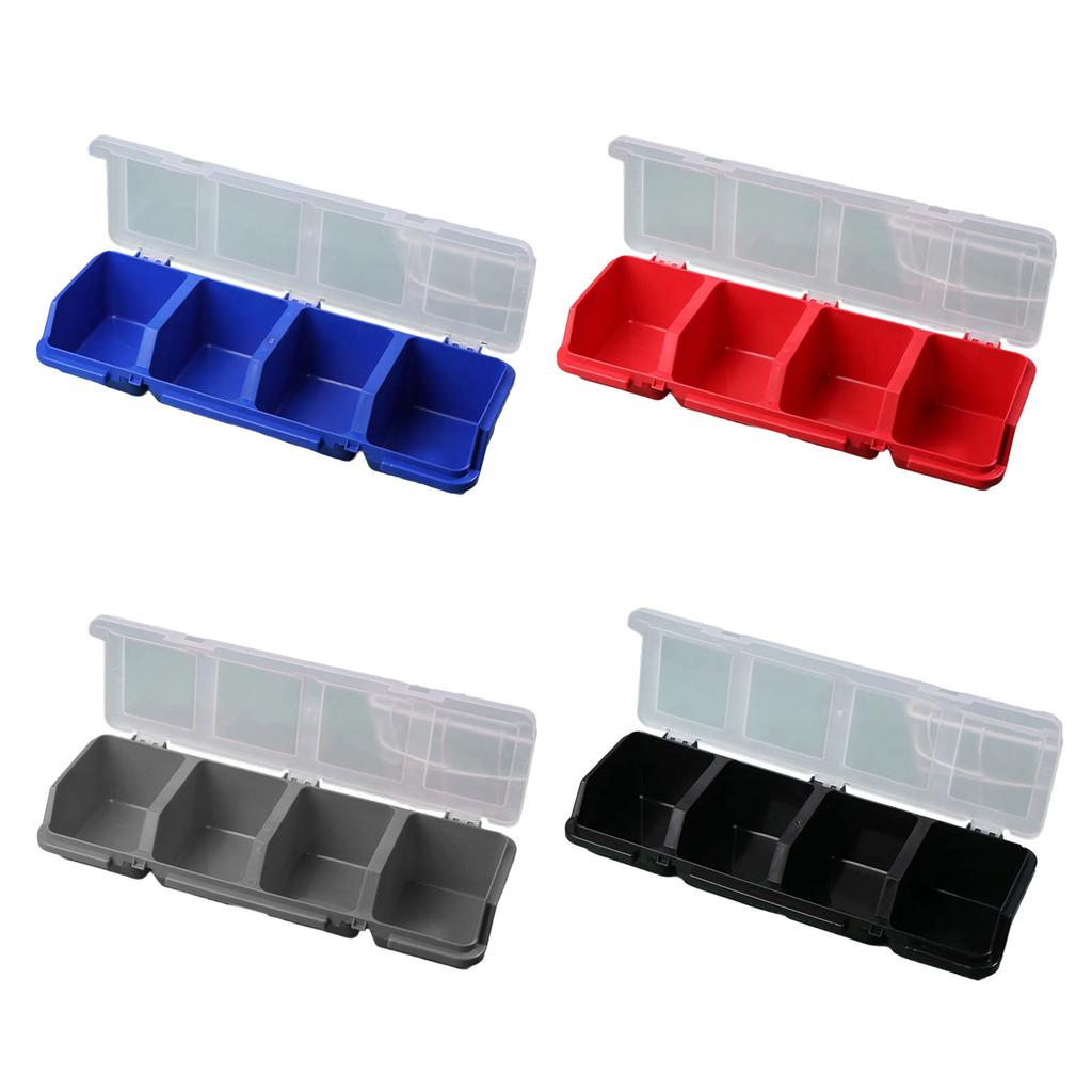 Screw Storage Bin Multiple Compartment Organizer Box For Screws Small Parts Plastic Hardware Jewelry Storage Case
