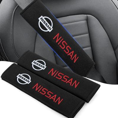 Car Seat Belt Cover Styled Cotton Safety Shoulder Protector For X-Trail T32 T31 Qashqai Tiida Teana Car Styling