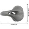 Bike Seat Comfort Saddle Dual Spring Designed with Memory Foam Breathable Soft Bicycle Cushion