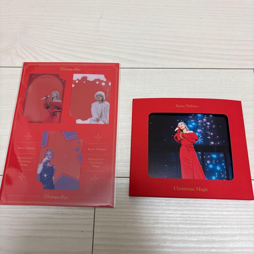 

[USED] Kana Nishino Christmas Magic Bonus Clear Card Photo Card