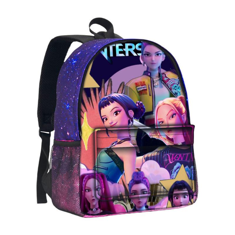 Hunterxhunter Kpop Backpack With Durable Oxford Fabric For School Use