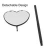 Heart Shaped Lash Mirror Professional Portable Stainless Steel Makeup Eyelash Mirror for Lash Extension