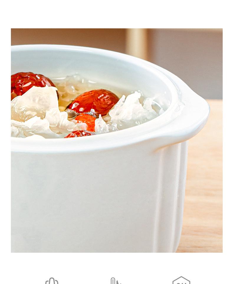 Bird's Nest Mini Electric Stew Pot - Waterproof Ceramic, Health Stew, Small Household Appliance, Gift