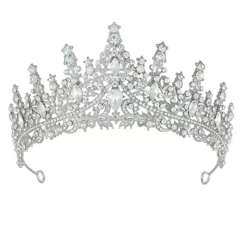 Luxury Crystal Diamond Bridal Crown Headband - Elegant Wedding Hair Accessory