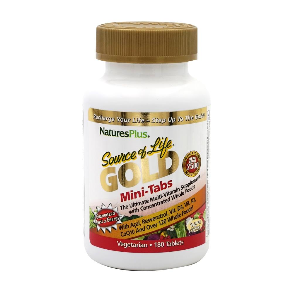 

Source of Life Gold Mini-Tabs Ultimate Multi-Vitamin, 180 Vegetarian Tablets