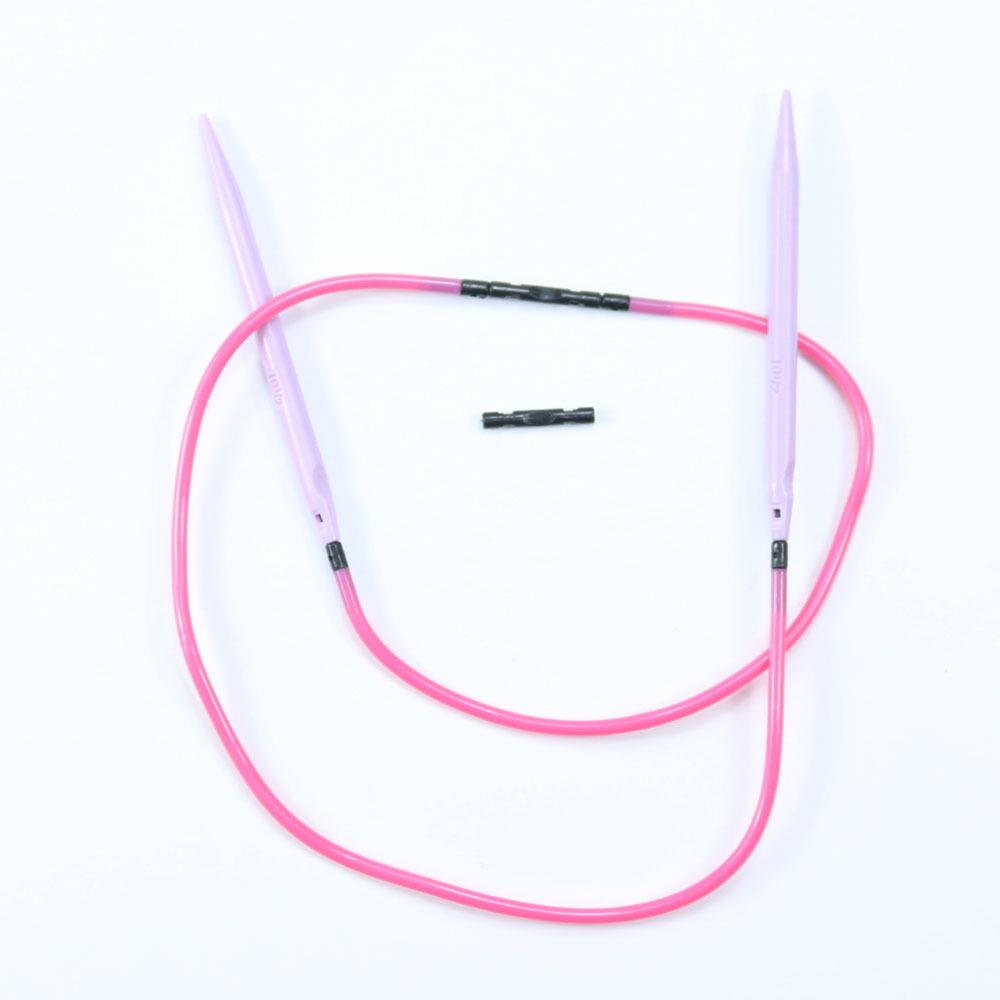 Interchangeable ABS Plastic Circular Knitting Needles Set - 10 Pairs