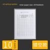 Card Sleeve Magnetic Frame Equipment Spot Check Table Kanban Card Bag Elevator Inspection Record Table Protective Cover Wall Sticking File Storage Bag