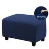 Rectangle Jacquard Ottoman Stool Cover Elastic Footstool Sofa Slipcover Footrest Chair Covers Furniture Protector Covers NEW