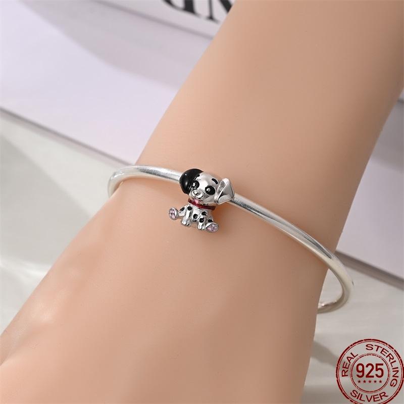 Originalcoppercute Pets Charms Animals Dog Unicorn Beads Pendant Fit 3Mm Bracelet Diy For Women Fine Jewelry Gift