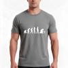 Welding Evolution Tshirt Summer Casual Cotton Tee Oversized Streetwear Tops Vintage Graphic Print Loose Fit Short Sleeve