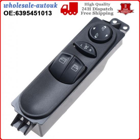 Fits MERCEDES VIANO VITO W639 ELECTRIC WINDOW SWITCH BUTTON CONSOLE 6395451013