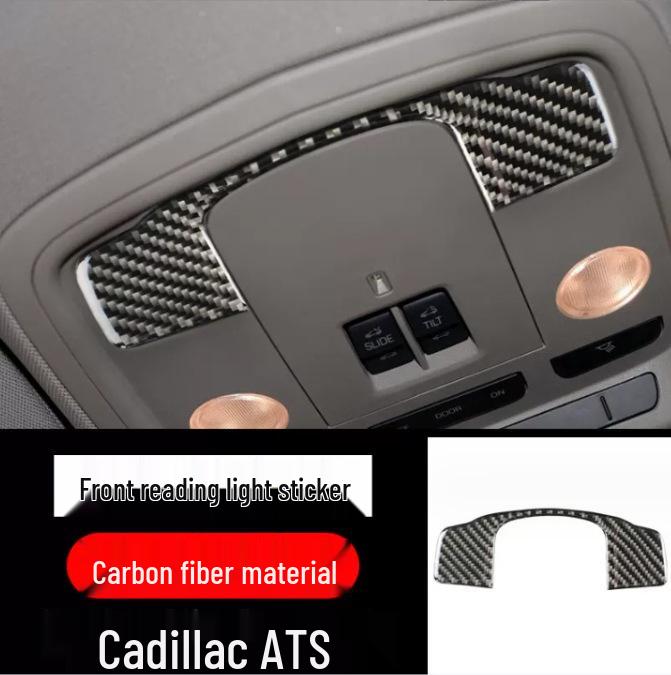 Cadillac ATSL Kohlefaser Interieurverkleidung: Konsole, Schalthebel, Luftauslass-Aufkleber