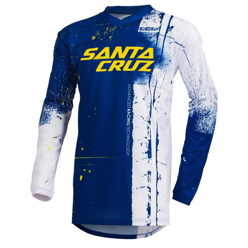 Mens Off-Road Motorcycle Riding Suit Mountain Bike Downhill Jersey Breathable Quick-Dry Cycling Apparel