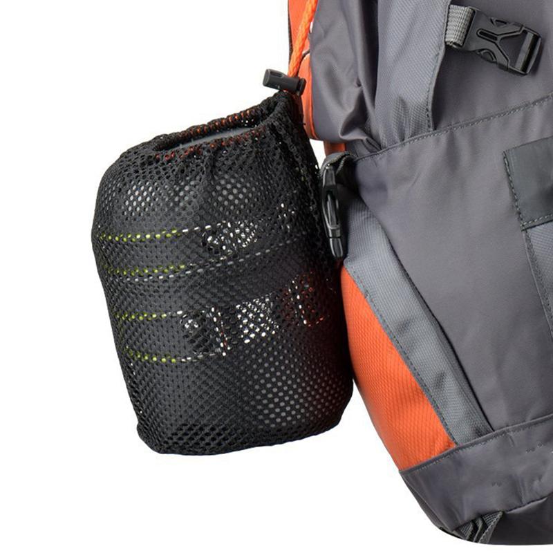 Bærbar Camping Kokesett Utendørs Kjele Mini Gassblussett Nature Hike Piknik Kokesett Med Sammenleggbar Skje Gaffel Kniv