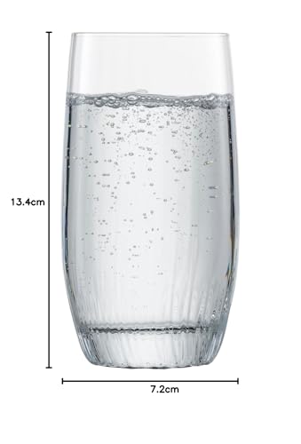 ZWIESEL GLAS Fortune Tumblers, Machine-Made, for Water, Mineral Water, and Soft Drinks, Pair of 2 (m122323)