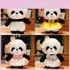 Sweet Cute Lolita Dress Panda Plush Toys Cartoon Girls Birthday Gifts Dolls