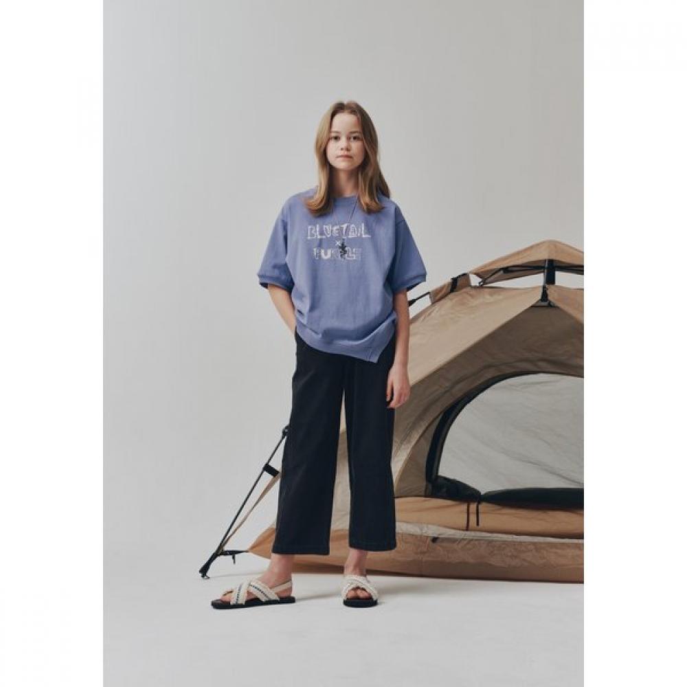 Bluetail Charcoal Gray Barrel Denim Pants Azb2pt04cg charcoal gray/175