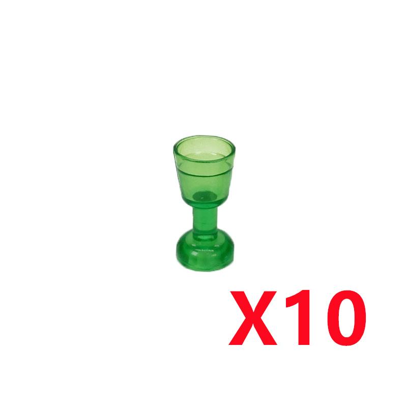 MOC City Building Blocks Character Scene Creative Accessories Mini Brick Color Wine Bottle Reagent Bottle Set Box Toy Gift X007