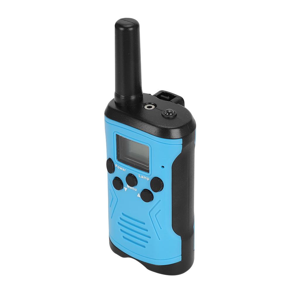 T50 2 PCS Children"s Walkie Talkie Outdoor  Interphone Walky Talky Toy 3KM(Blue )