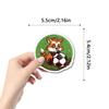 110 New Red Panda Graffiti Stickers Suitcase Mobile Phone Skateboard Cartoon Waterproof Stickers