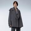 JNBY Women's Winter Loose Lapel Wool H-shaped Coat