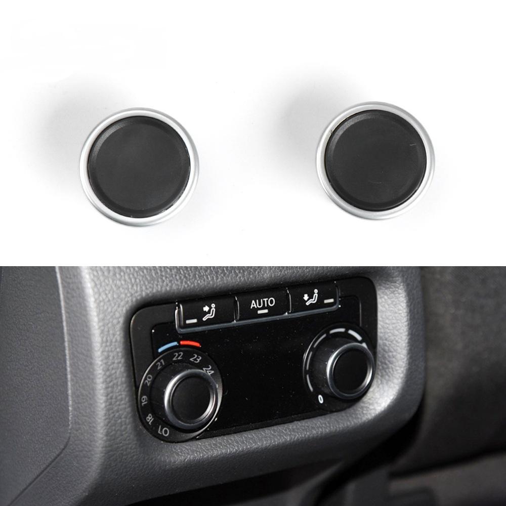 A/C Knob Button Rear Air Conditioning Panel Switch Car Rear Air Conditioning Control Panel Knob Cover 7N0907049C for VW Sharan