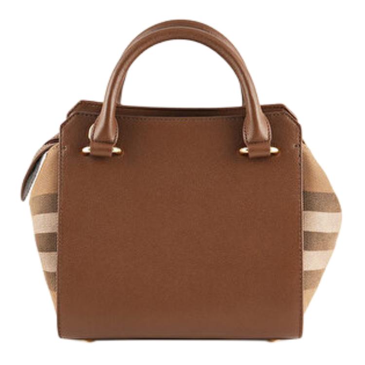 Burberry Borsa Tote in Pelle con Stampa di Lettere Borse da Donna Marrone 80844851