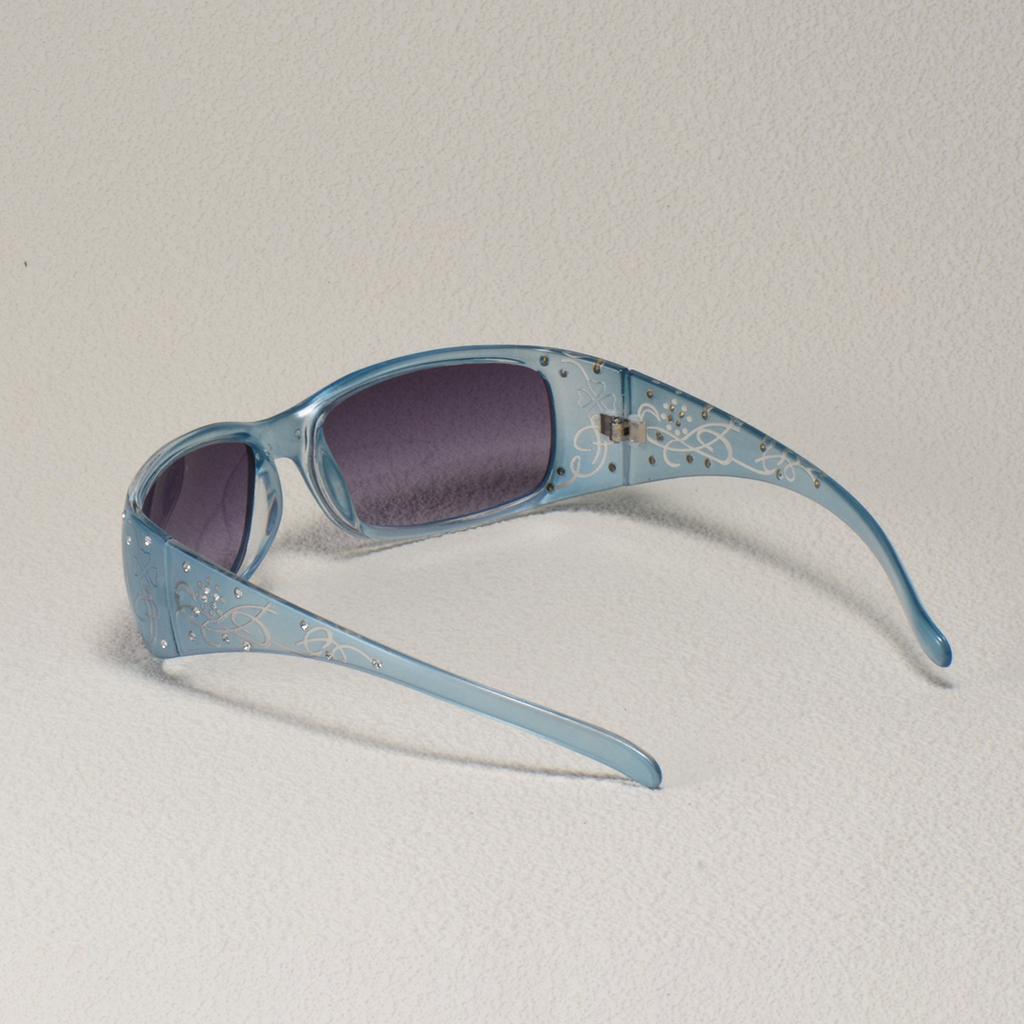 Pattern Decoration Diamond-Encrusted Square Frame Sunglasses Retro Style Daily Classic Fashion Ladies Vacation Travel Glasses