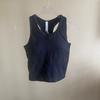 Foreign Trade Contrast Color Patchwork Solid Seamless Belt Chest Pad I-Shaped Yoga Vest Women Cross-Border Fitness Thread Top Outer Wear