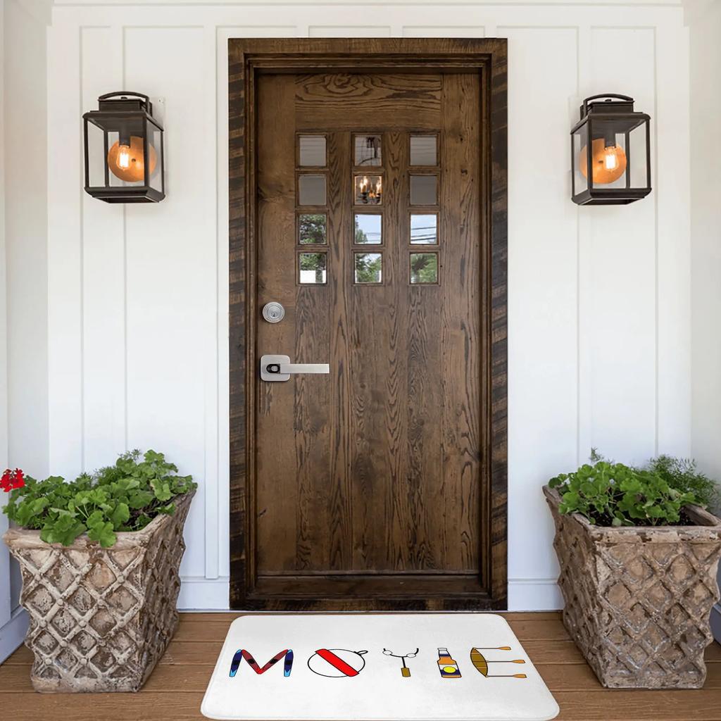 Moyie Lake Anti-slip Doormat Floor Mat Water oil proof Carpet Rug for Kitchen Entrance Home Bedroom Footpad Mats