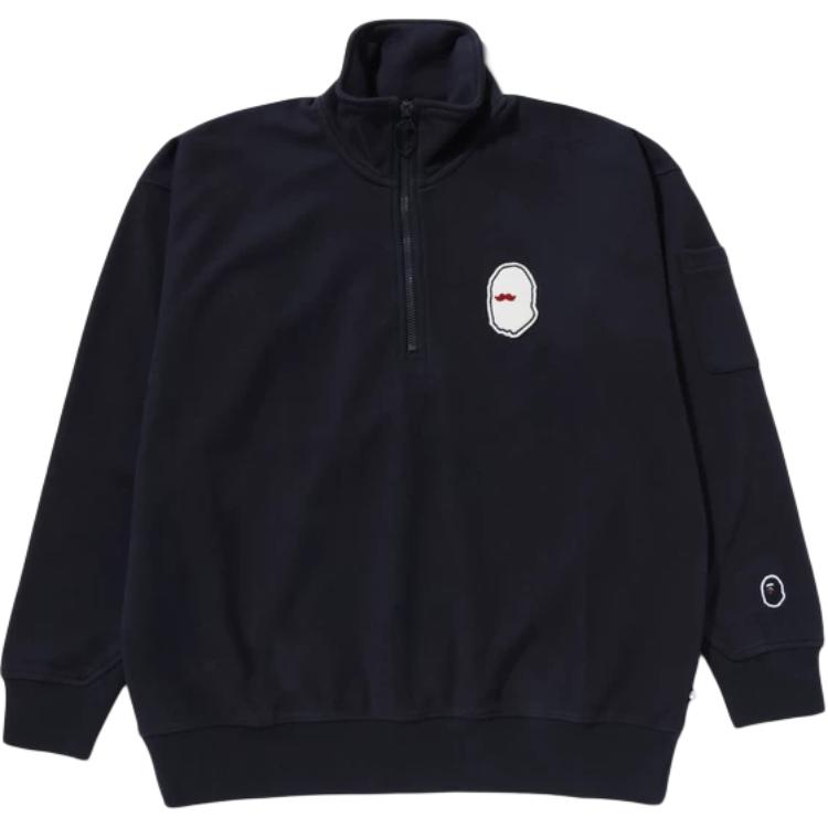 Bape Half Zip Pull Over I Sweatshirt MRBSWM303131O