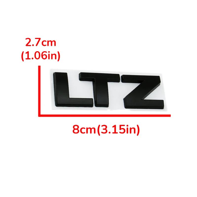 Metal Car Trunk Tail Badge Body Letter Sticker for Chevrolet LTZ Emblem Silverado Cruze Orlando Malibu Exterior Accessories