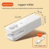 Portable Food-grade 2-in-1 Mini Plastic Bag Sealing Machine, Magnetic Suction Design, Strong Sealing, Keeps Kitchen Food Fresh