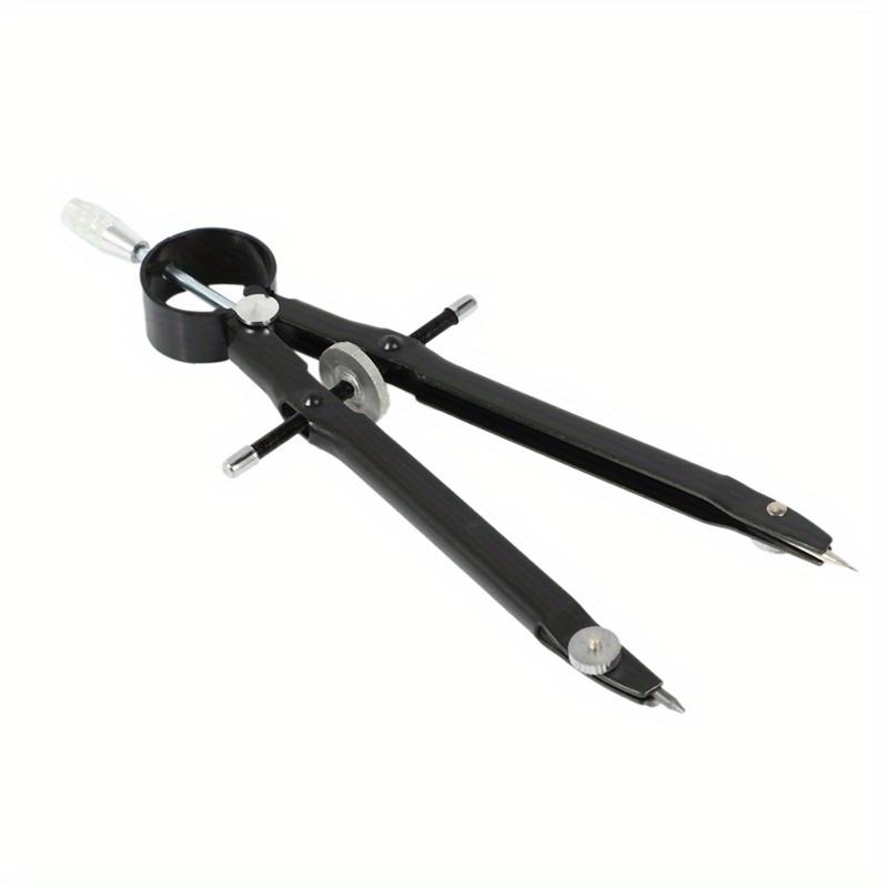 Compasso profissional, conjunto de geometria de compasso com trava, compasso matemático e de precisão, metal e durável para precisão sólida e plana