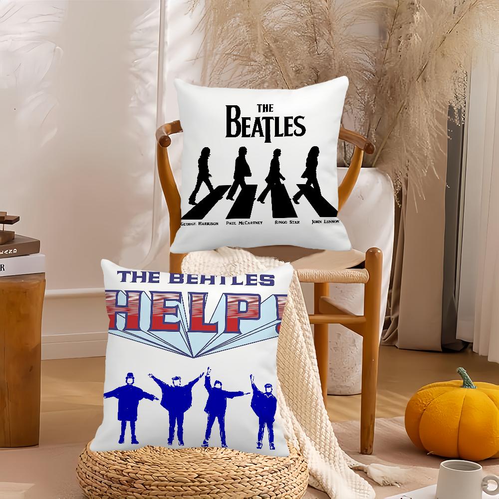 Music T-The Band B-Beatles Cool Pillow Case Suitable For Bedrooms Living Rooms Cars Home Decoration